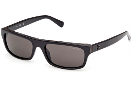 Sunglasses - Guess - GU00276 - 01A  SHINY BLACK // GREY