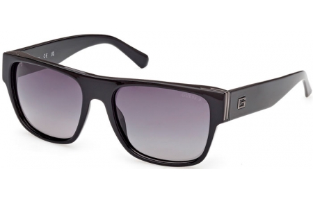 Sunglasses - Guess - GU00277 - 01D  SHINY BLACK // GREY GRADIENT POLARIZED