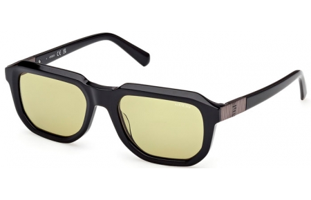 Sunglasses - Guess - GU00278 - 01N  SHINY BLACK // GREEN
