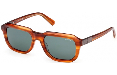 Lunettes de soleil - Guess - GU00278 - 47N  HAVANA LIGHT BROWN // GREEN