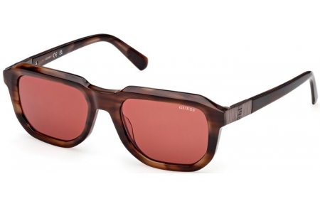 Lunettes de soleil - Guess - GU00278 - 50S  HAVANA BROWN // BURGUNDY