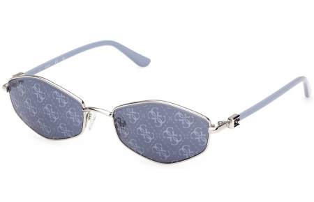 Gafas de Sol - Guess - GU00289 - 10X  SHINY RUTHENIUM // BLUE MIRROR DECORED