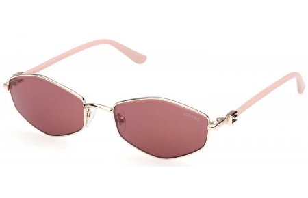 Gafas de Sol - Guess - GU00289 - 32S  SHINY GOLD // BURGUNDY