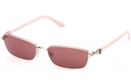 Gafas de Sol - Guess - GU00290 - 32S  SHINY GOLD // BURGUNDY