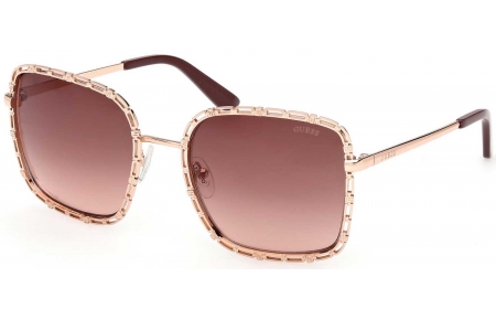 Gafas de Sol - Guess - GU00296 - 28F  SHINY ROSE GOLD // BROWN GRADIENT