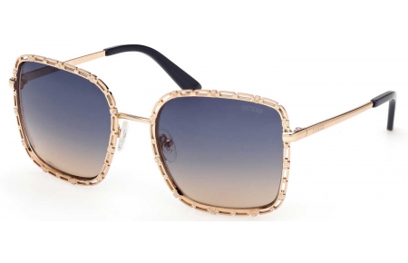 Gafas de Sol - Guess - GU00296 - 32W  SHINY GOLD // BLUE GRADIENT