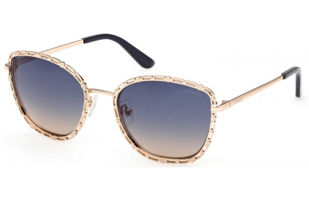 Gafas de Sol - Guess - GU00297 - 32W  SHINY GOLD // BLUE GRADIENT