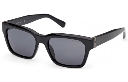 Gafas de Sol - Guess - GU00299 - 01D  SHINY BLACK // DARK GREY POLARIZED