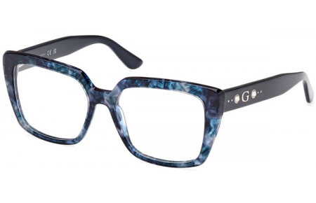 Lunettes de vue - Guess - GU50174 - 092  HAVANA BLUE