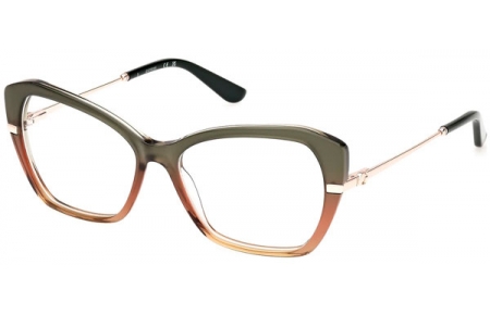 Lunettes de vue - Guess - GU50183 - 095  SHINY GREEN GRADIENT BROWN