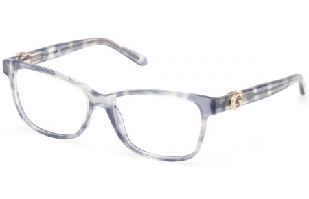 Monturas - Guess - GU50227 - 092  SHINY HAVANA BLUE