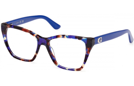 Monturas - Guess - GU50235 - 092  HAVANA BLUE