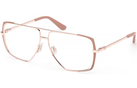 Lunettes de vue - Guess - GU50248 - 058  MATTE BEIGE SHINY ROSE GOLD