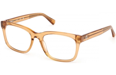 Monturas - Guess - GU50251 - 039  SHINY TRANSPARENT LIGHT BROWN