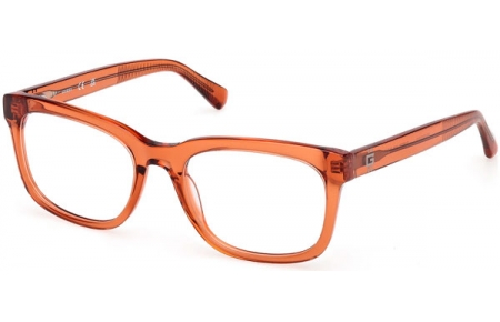 Lunettes de vue - Guess - GU50251 - 042  SHINY TRANSPARENT ORANGE