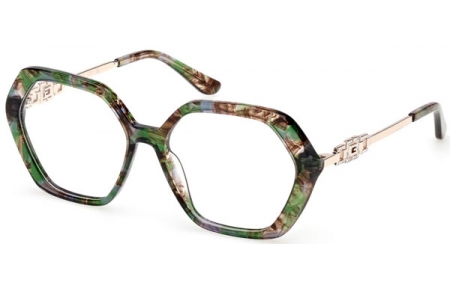 Frames - Guess - GU50317 - 098  GREEN PRINT