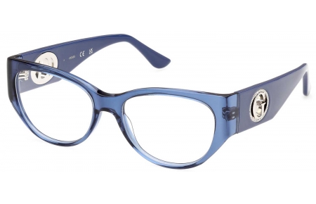 Monturas - Guess - GU50351 - 090  SHINY BLUE