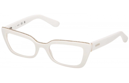 Monturas - Guess - GU50360 - 021  SHINY WHITE