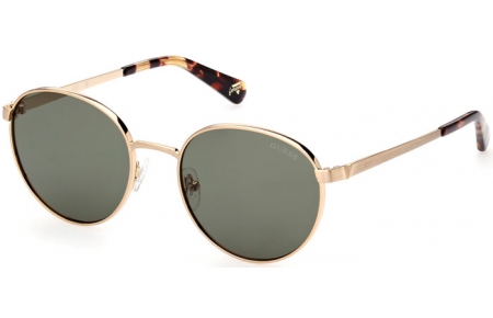 Lunettes de soleil - Guess - GU5214 - 33N  GOLD // GREEN