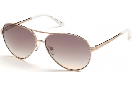 Gafas de Sol - Guess - GU7470-S  - 28E  SHINY GOLD // BROWN GRADIENT