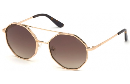 Gafas de Sol - Guess - GU7636 - 33F  GOLD // BROWN GRADIENT