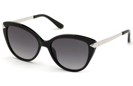 Gafas de Sol - Guess - GU7658 - 01C SHINY BLACK // GREY GRADIENT MIRROR