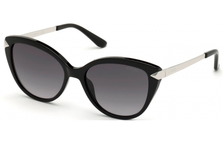 Gafas de Sol - Guess - GU7658 - 01C  SHINY BLACK // GREY GRADIENT MIRROR