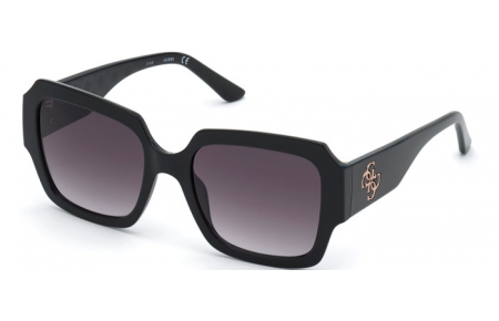 Sunglasses - Guess - GU7681 - 01B SHINY BLACK // GREY GRADIENT