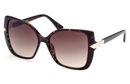 Lunettes de soleil - Guess - GU7820 - 52F  DARK HAVANA // BROWN GRADIENT