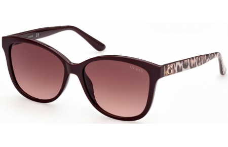 Gafas de Sol - Guess - GU7828 - 69F  SHINY BURGUNDY // BROWN GRADIENT