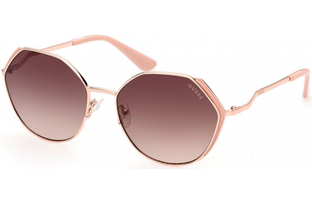 Sunglasses - Guess - GU7842 - 28F  SHINY GOLD // BROWN GRADIENT