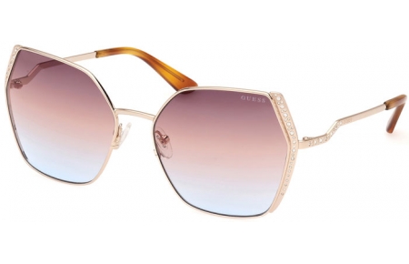 Sunglasses - Guess - GU7843-S - 33F SHINY GOLD // BROWN GRADIENT
