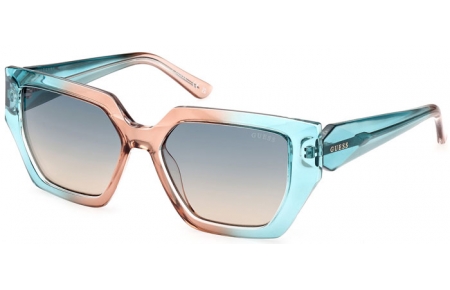 Sunglasses - Guess - GU7896 - 89P  TURQUOISE PINK // GREEN GRADIENT