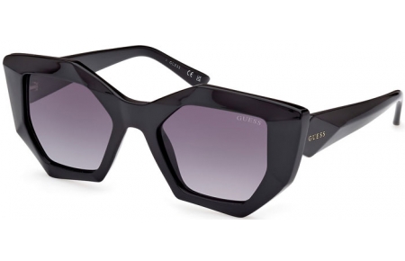 Gafas de Sol - Guess - GU7897 - 01B  SHINY BLACK // REY GRADIENT