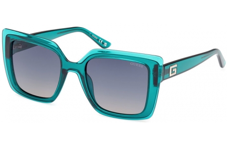 Lunettes de soleil - Guess - GU7908 - 96P  SHINY GREEN // GREEN GRADIENT