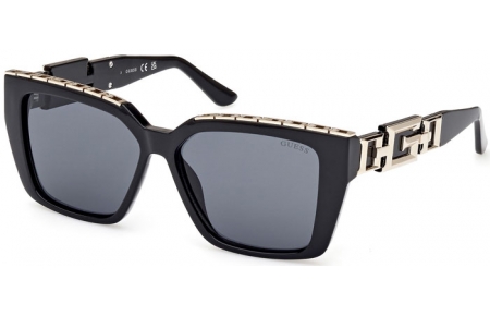 Lunettes de soleil - Guess - GU7915 - 01A  SHINY BLACK // GREY