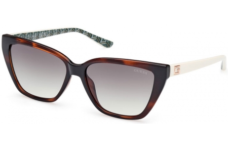 Lunettes de soleil - Guess - GU7919 - 52P  DARK HAVANA // GREEN GRADIENT