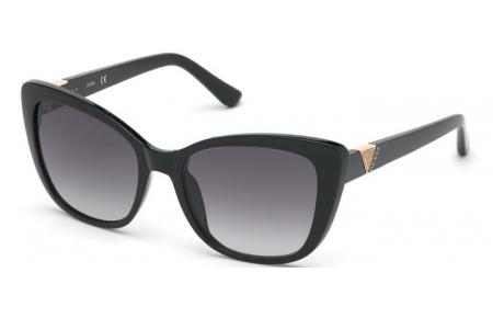 Sunglasses - Guess - GU7600  - 01B  SHINY BLACK // GREY GRADIENT