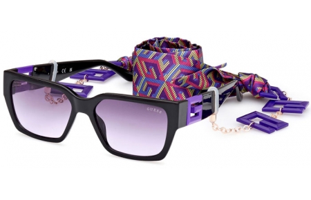 Gafas de Sol - Guess - GU7916 - 83Z  SHINY BLACK VIOLET // VIOLET GRADIENT