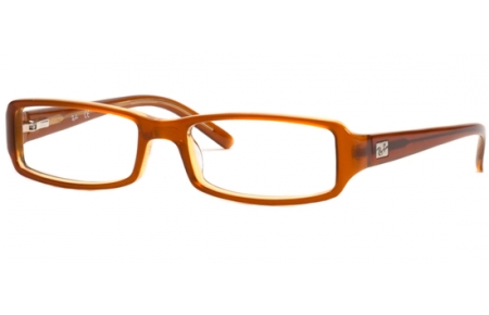 Lunettes de vue - Ray-Ban® - RX5083 - 2227 TOP BROWN ON LIGHT YELLOW