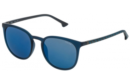Sunglasses - Police - SPL343 JUNGLE 2 - U58B BLACK BLUE // GREY MIRROR BLUE