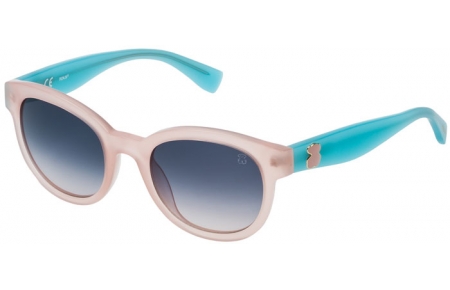 Sunglasses - Tous - STO985 - 02AR CRYSTAL PINK  LIGHT BLUE // BLUE GRADIENT PINK