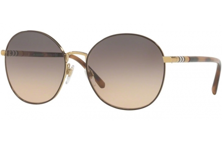 Gafas de Sol - Burberry - BE3094 - 1257G9 LIGHT GOLD // LIGHT BROWN GRADIENT GREY