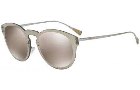 Lunettes de soleil - Emporio Armani - EA2049 - 30105A GUNMETAL // LIGHT BROWN MIRROR GOLD