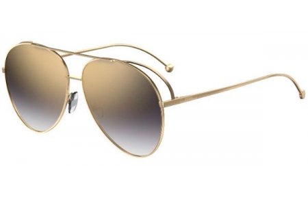 Sunglasses - Fendi - FF 0286/S - J5G (FQ) GOLD // GREY GRADIENT GOLD MIRROR