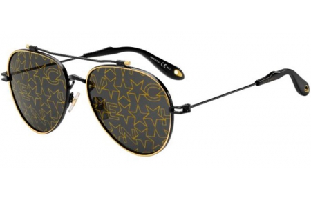 Gafas de Sol Givenchy 7057/S NUDE 2M2 (7Y) BLACK GOLD GOLD