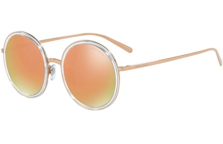 Lunettes de soleil - Giorgio Armani - AR6052 - 30114Z BRONZE CRYSTAL // GREY MIRROR ROSE GOLD