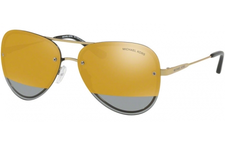 Sunglasses - Michael Kors - MK1026 LA JOLLA - 11681Z PALE GOLD TONE // BLOCK GOLD MIRROR