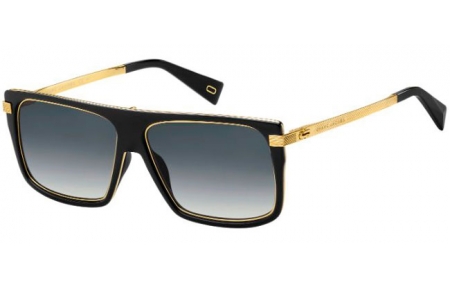 Lunettes de soleil - Marc Jacobs - MARC 242/S - 2M2 (9O) BLACK GOLD // DARK GREY GRADIENT