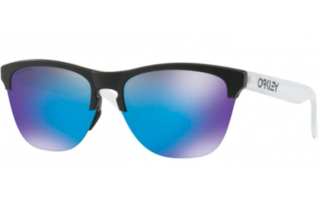 Sunglasses - Oakley - FROGSKINS LITE OO9374 - 9374-02 MATTE BLACK // PRIZM SAPPHIRE